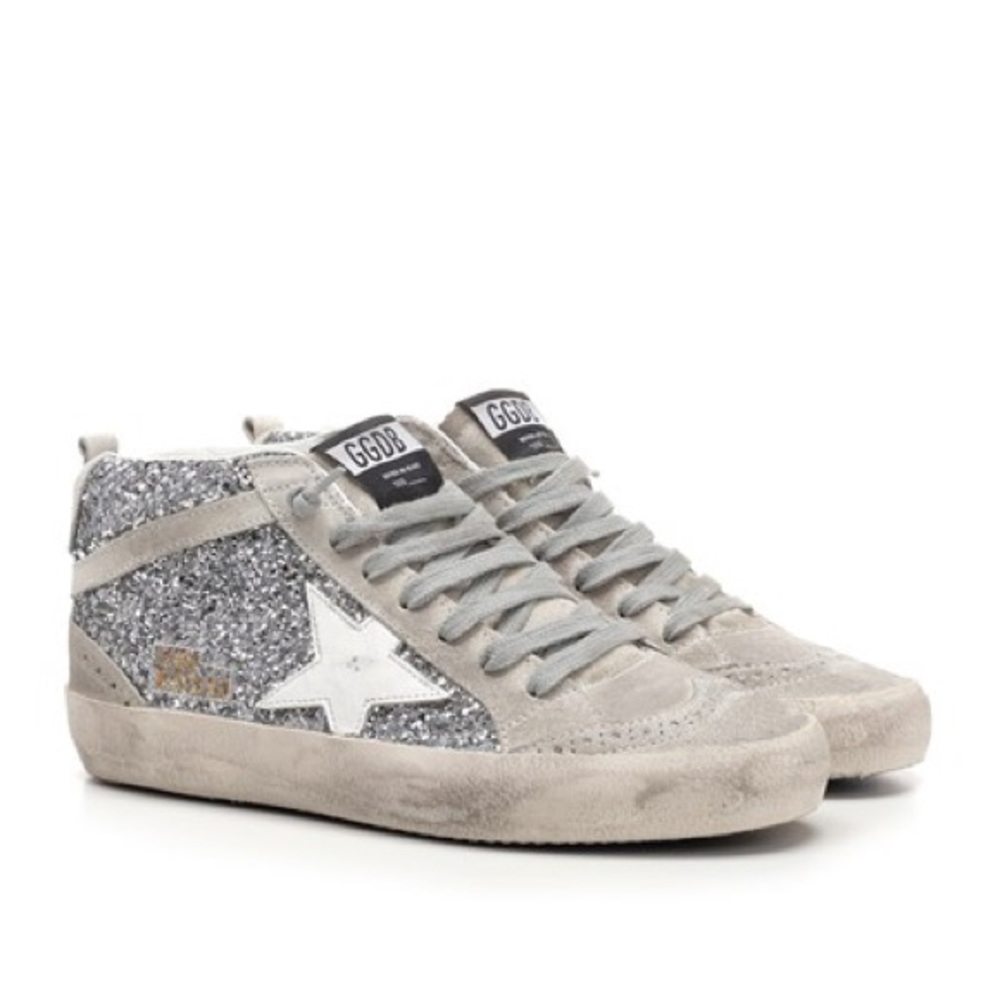 Golden Goose Deluxe Brand Midstar Glitter Sneakers